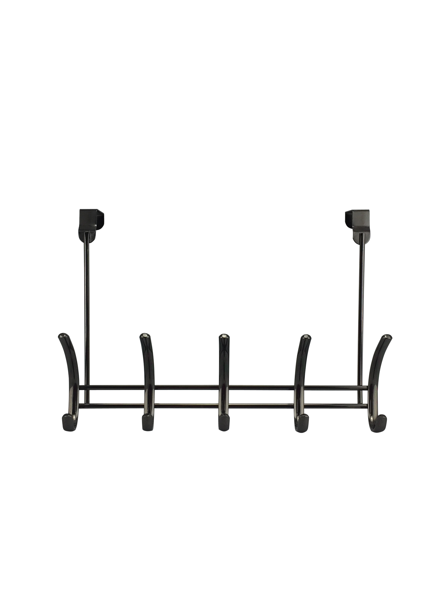Hooks - Over the Door 5 Bank Hooks (Black)