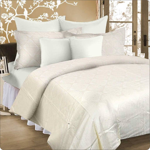 Quilt Cover Set - Ivory Queen (375TC)