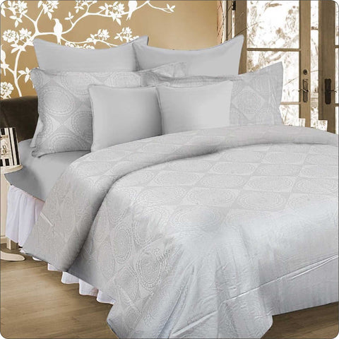 Quilt Cover Set - Silver King (375TC)