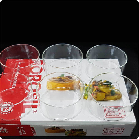 Borosilicate Glass - Dessert Bowls (6 Piece)