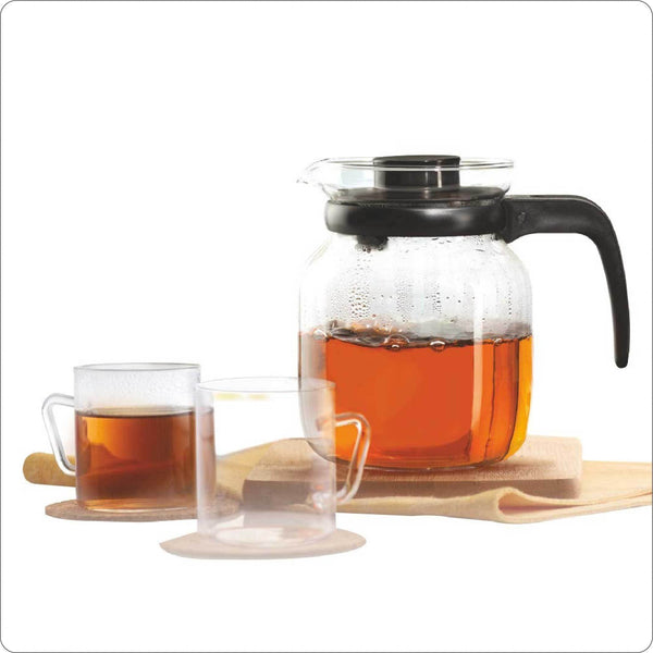 Borosilicate Glass - Tea Set (Mugs, Carafe / Strainer)