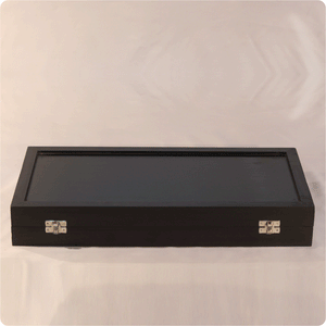 Wooden Storage Box with Lock (Dark Gloss Finish)