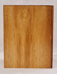 Handmade Teak Wood Candle Holder (10cm x 10cm x 12cm)